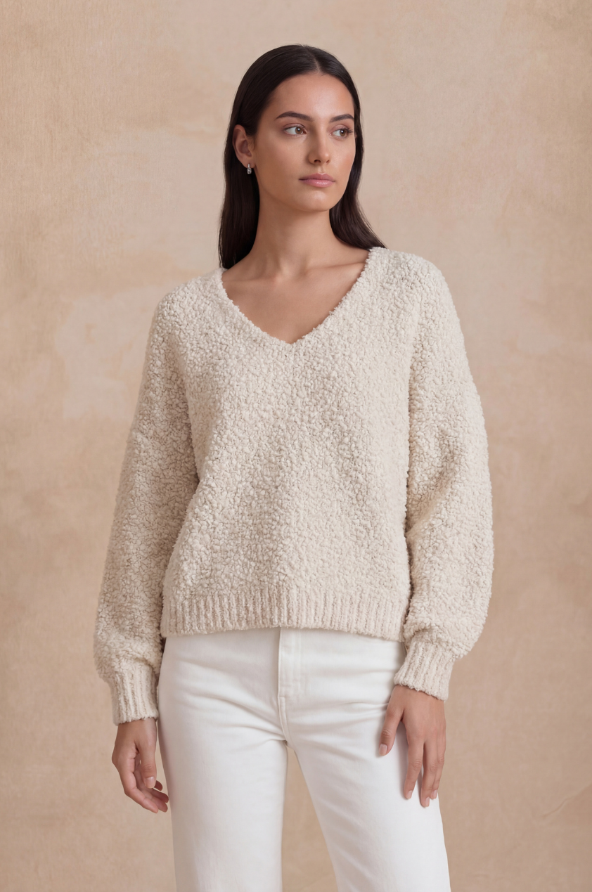 The Jenny Jumper in Off White