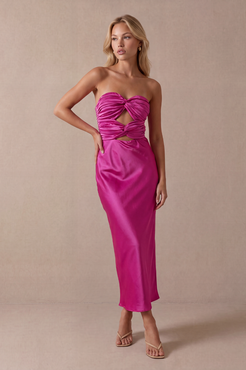 The Valencia Dress in Orchid