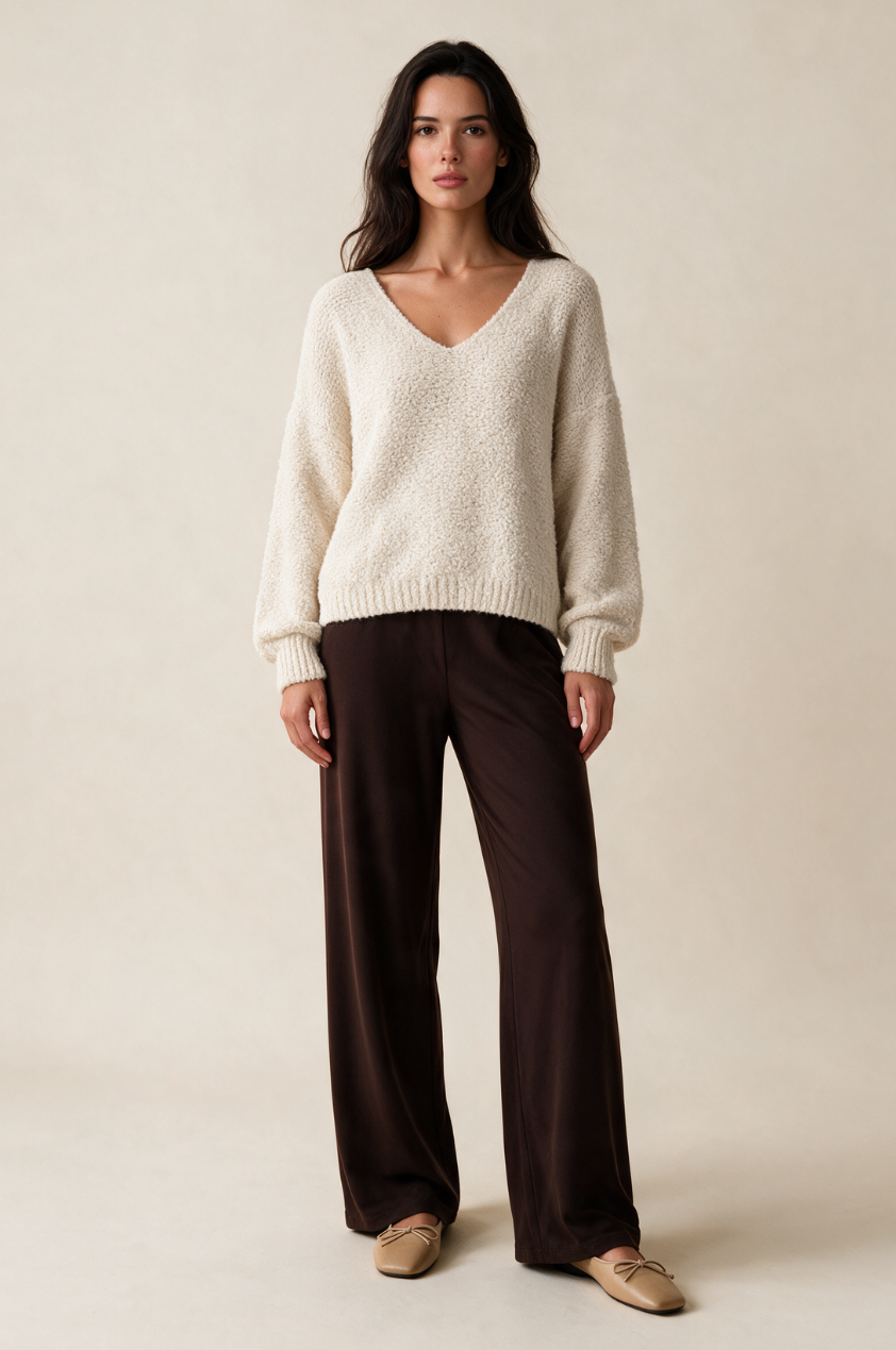 The Jenny Jumper in Off White