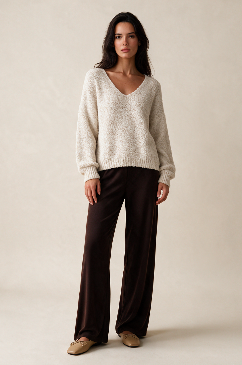 The Jenny Jumper in Off White