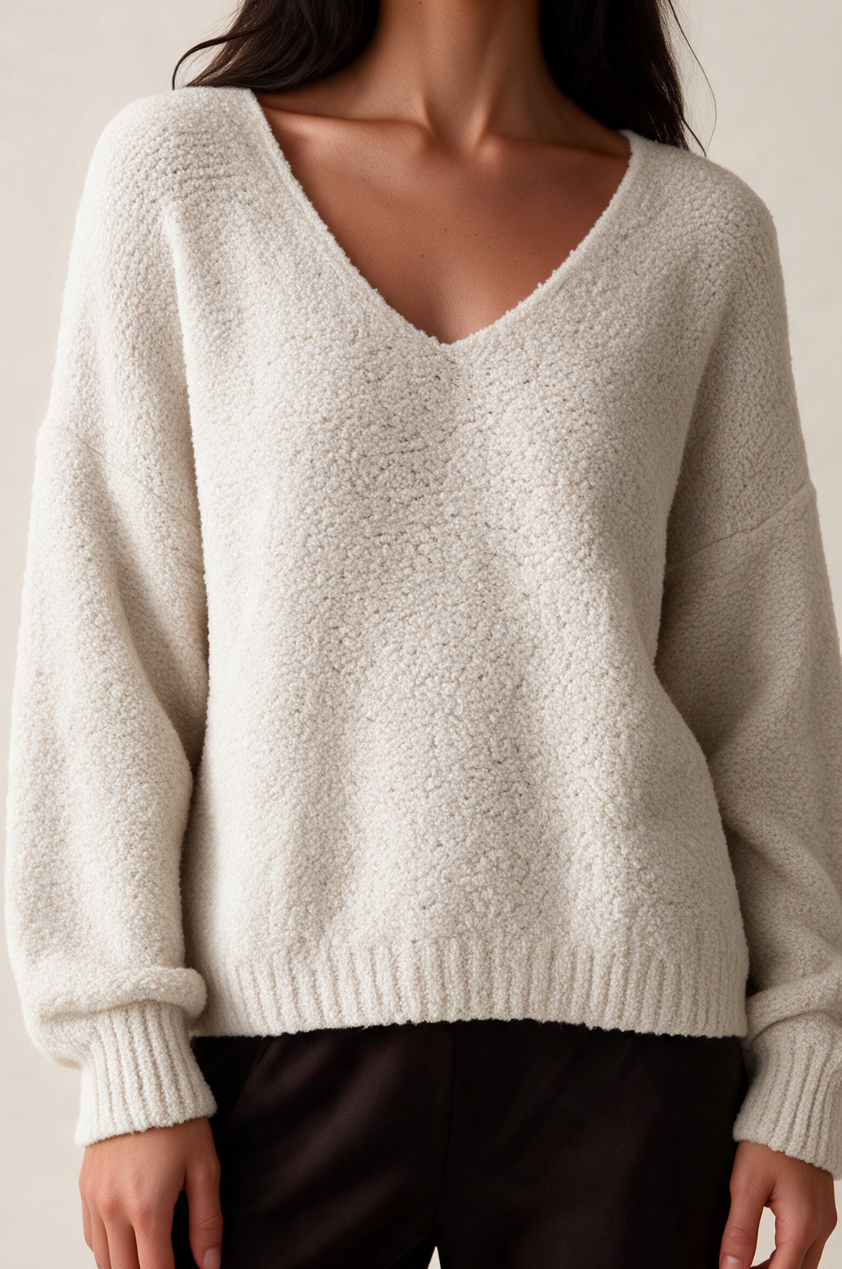 The Jenny Jumper in Off White