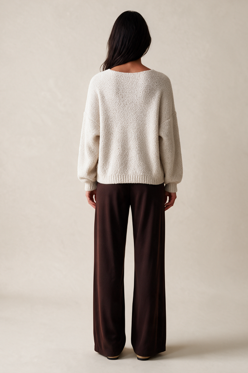 The Jenny Jumper in Off White