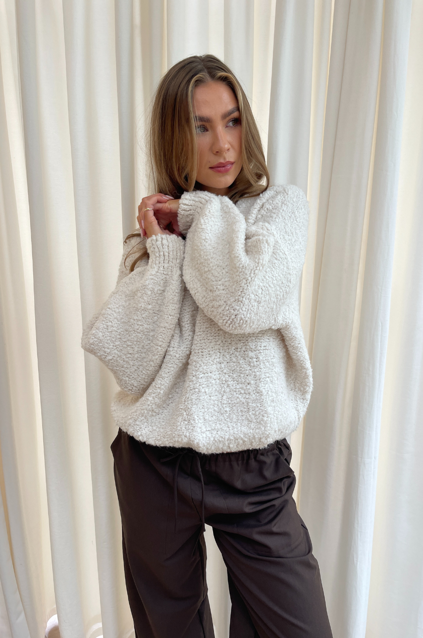 The Jenny Jumper in Off White