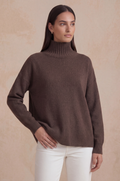 The Alma Jumper in Dark Espresso