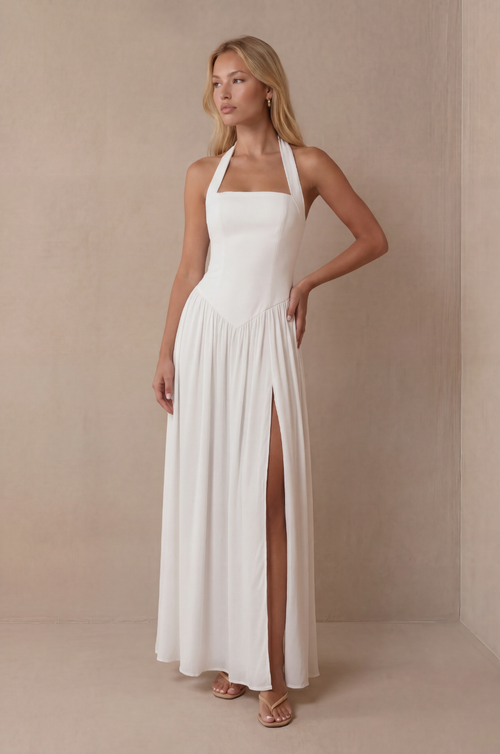 The Abigail Dress in Ivory