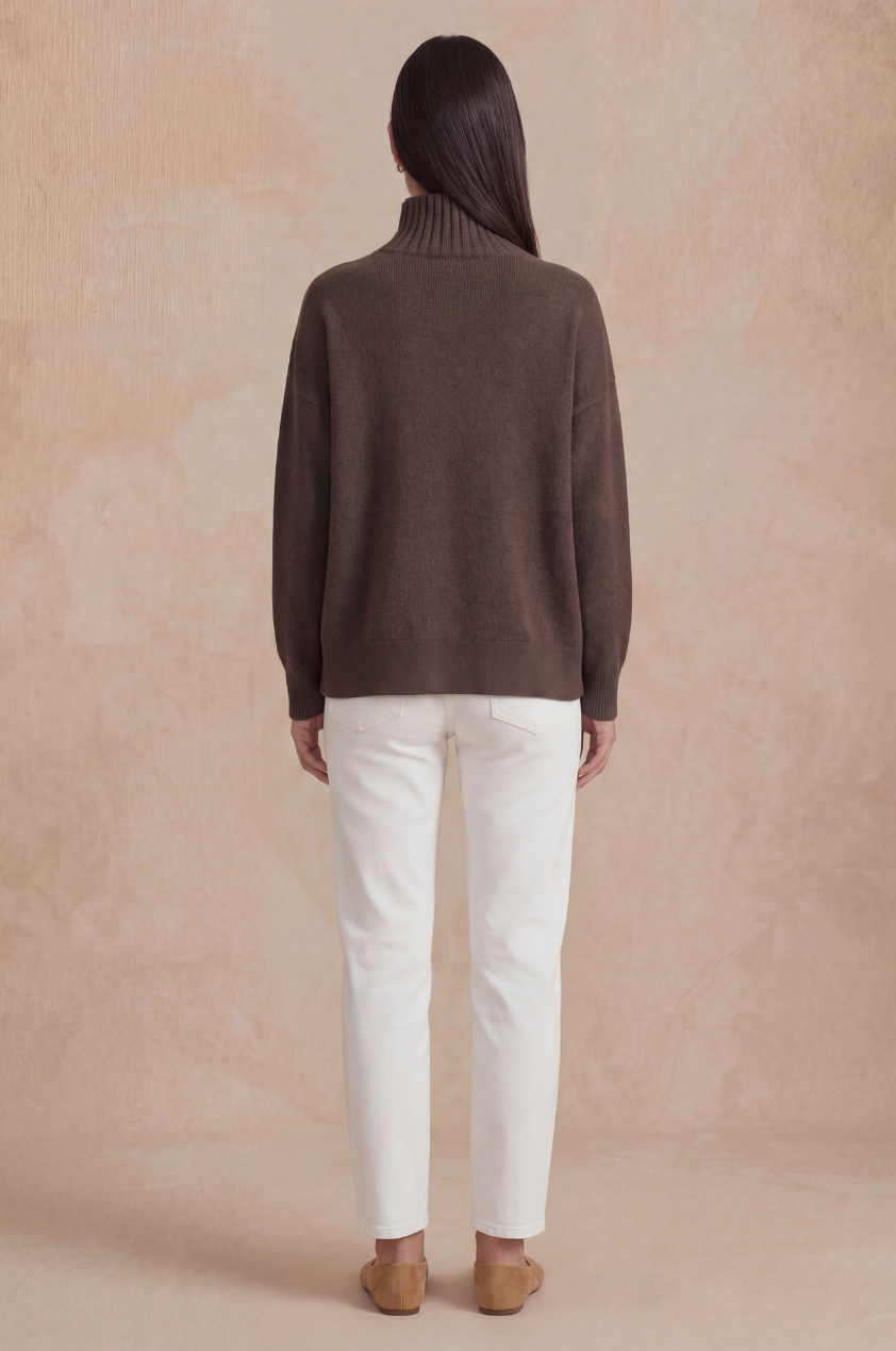 The Alma Jumper in Dark Espresso