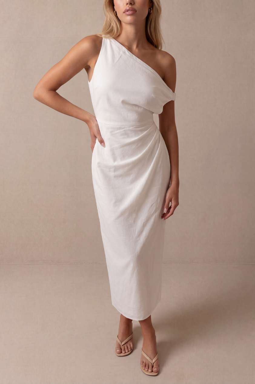 The Jaspin Dress in White