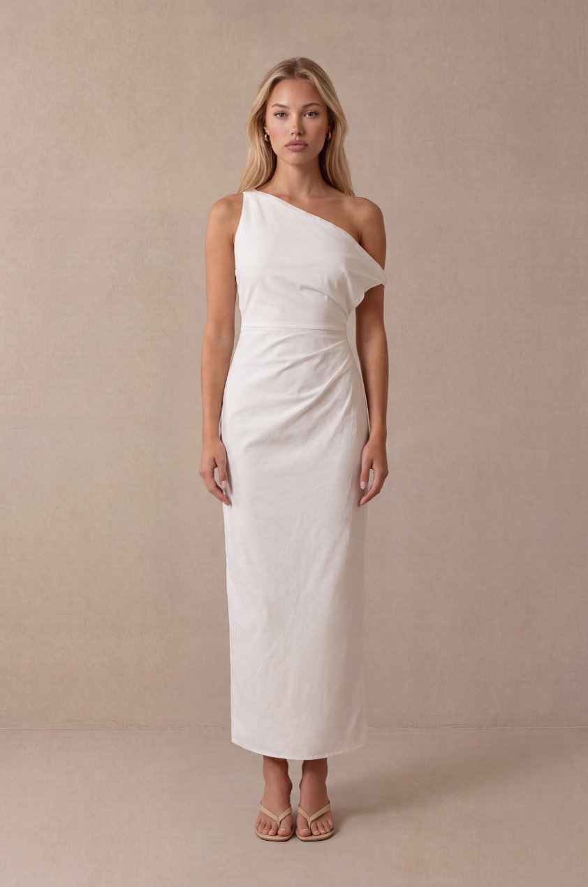The Jaspin Dress in White