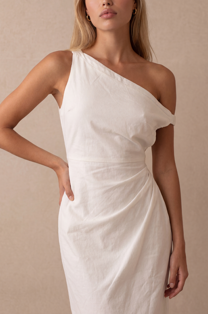 The Jaspin Dress in White