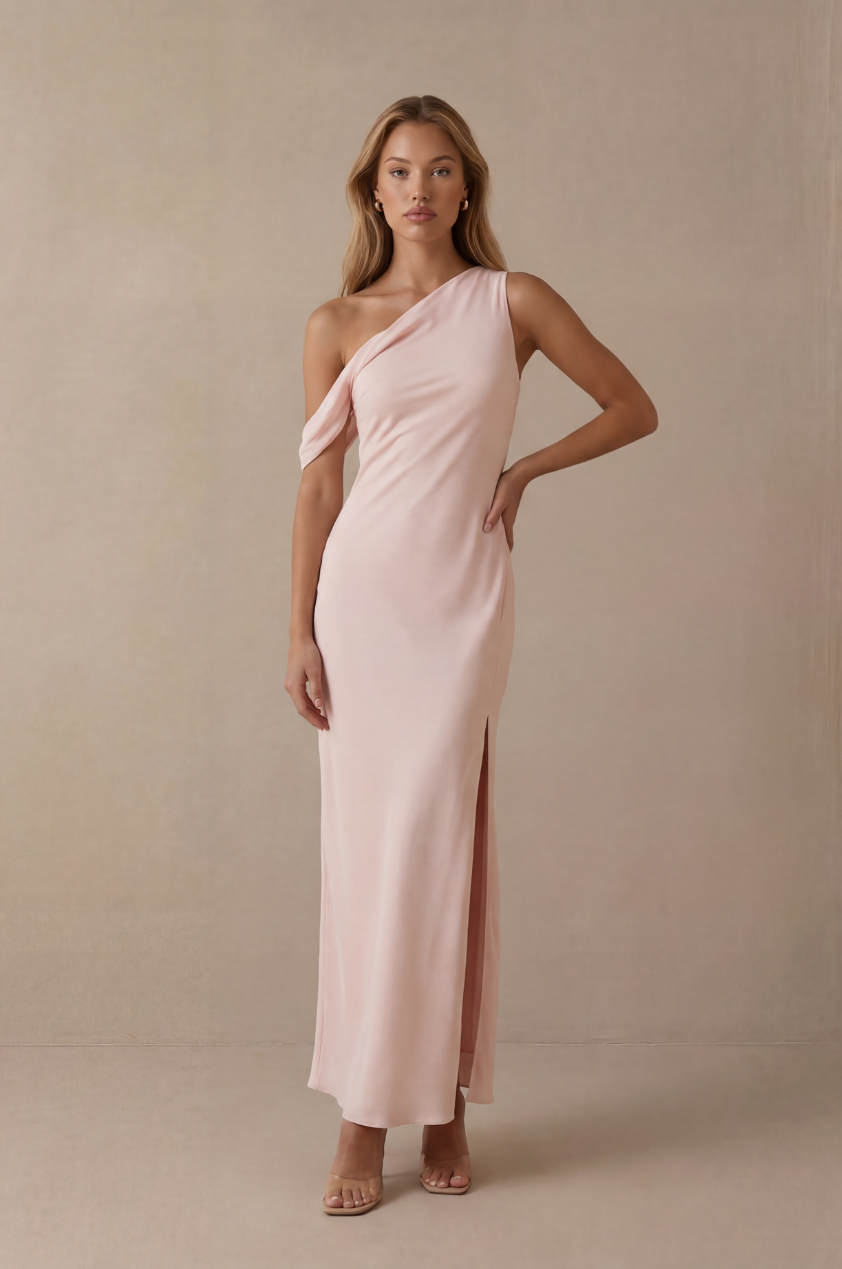 The Gia Dress in Musk