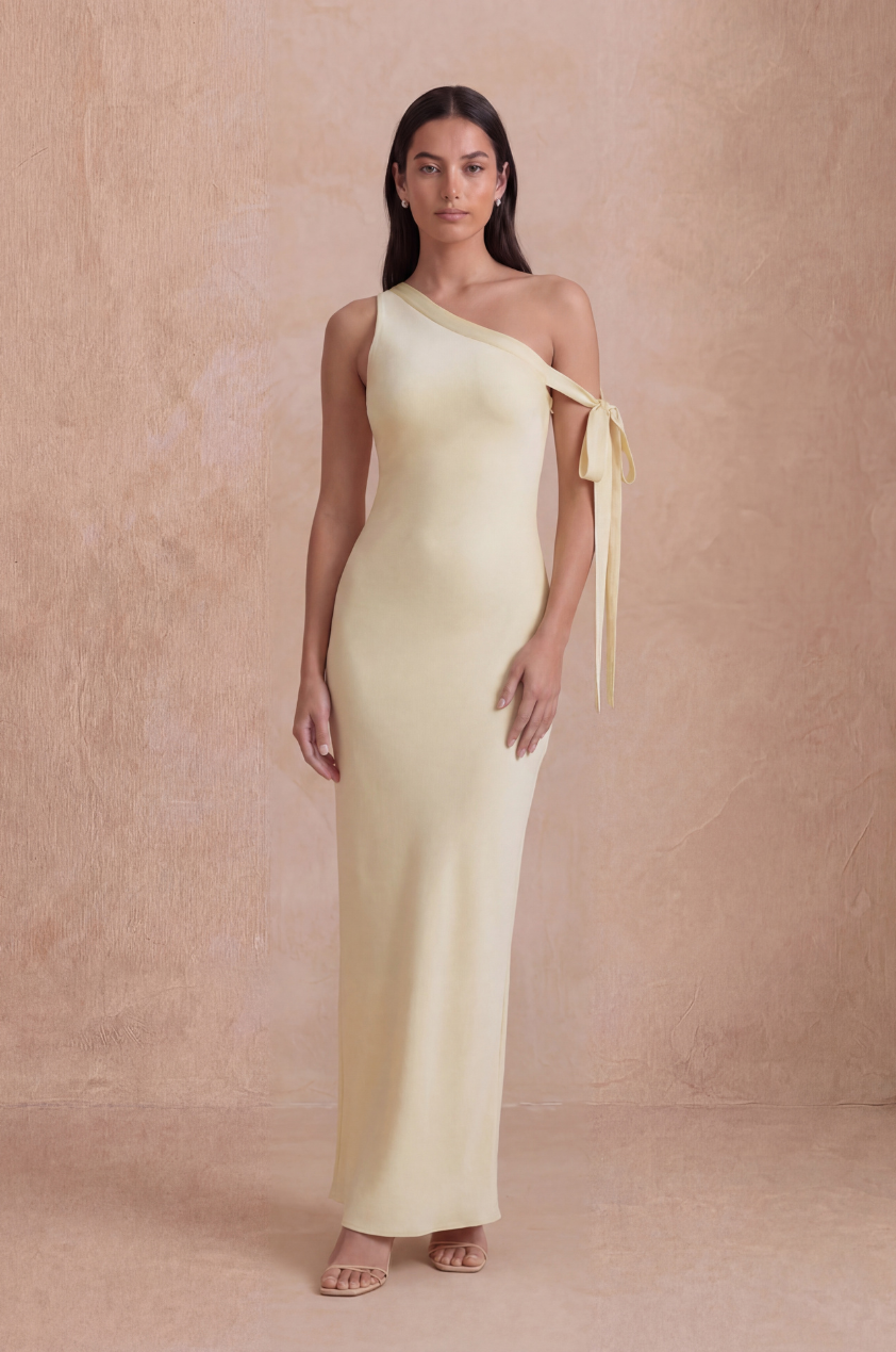 The Viola Dress in Buttermilk