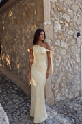 The Viola Dress in Buttermilk