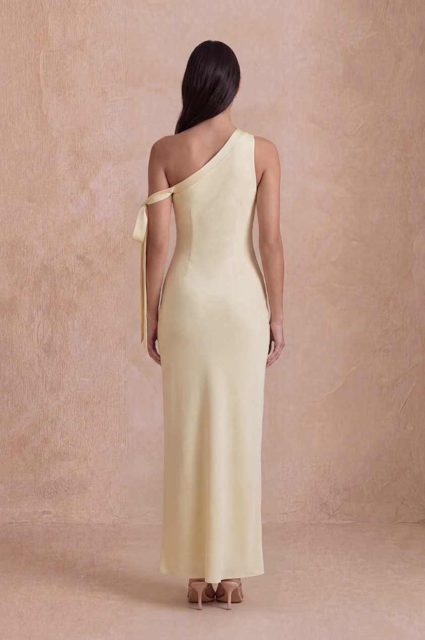 The Viola Dress in Buttermilk