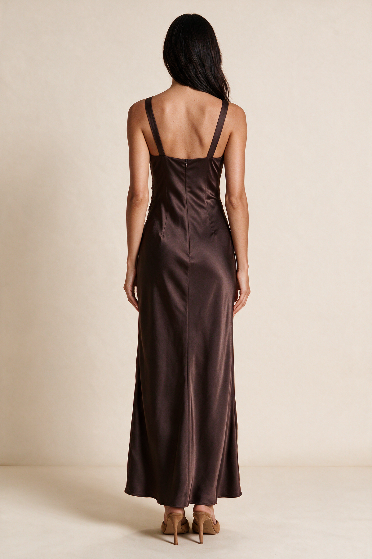 The Esme Dress in Bitter Chocolate