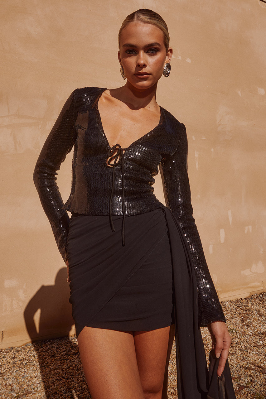 The Blaise Top in Black